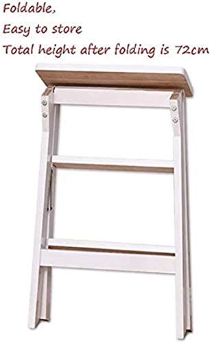 Tabouret escabeau portable multifonction pliable bois massif bar