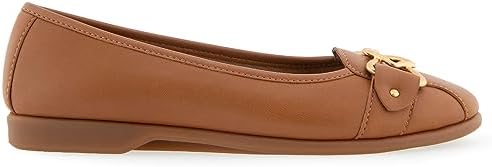 Aerosoles Women's BIA Ballet Flat, Tan Leather, 9 | Image 5