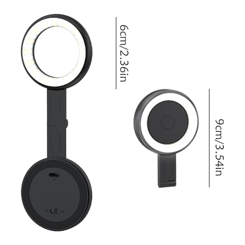 Luz de preenchimento para celular | Anel de LED para smartphone | Anel de luz portátil para selfie,