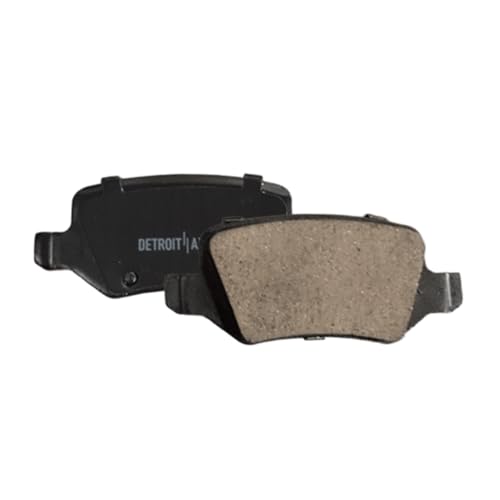 Image of Detroit Axle - Rear Brake Pads for 2006-2011 Mercedes-Benz B200, Ceramic Brake Pads with Hardware 2007 2008 2009 2010 Replacement