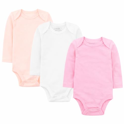 Image of 123 Bear Baby 3-Pack Soft Cotton Spandex bodysuits