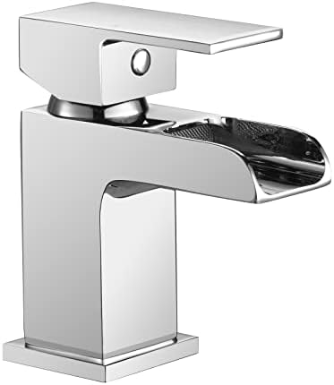 Rubinetto Lavabo Bagno A Cascata In Ottone | Design Moderno E Risparmio Idrico - Foto 6