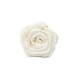 Jacob Alexander Satin Open Rose Lapel Flower Boutonniere