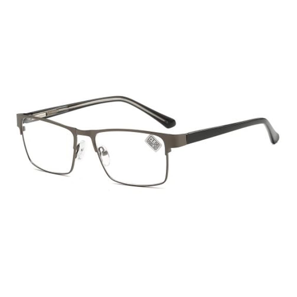 Weloveushop Anti-Blu-ray Reading Glasses Resin Glasses for the Elderly with Steel Core and Foot Wire for Men and