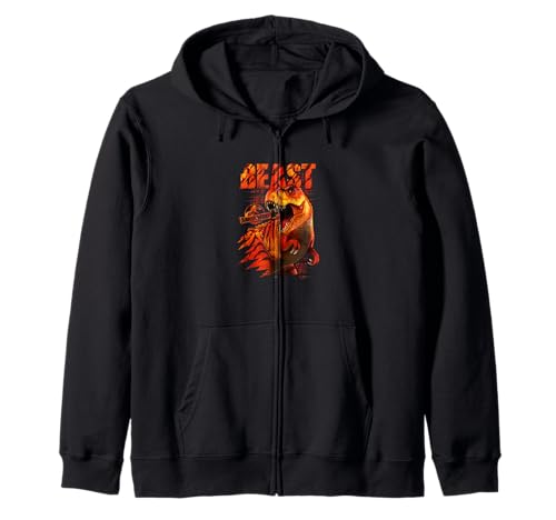 Sweat Jurassic World T-Rex à zip idéal pour vos sorties décontractées et week-ends