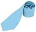 BRAND NEW Mens Necktie SOLID Satin Neck Tie Powder Blue 26