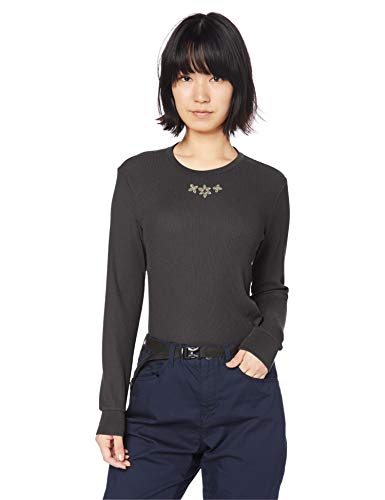 クルー W's Embroidery L/S Crew/ウィメンズエンブロイダリーロングスリーブクルー レディース SKK 日本 S