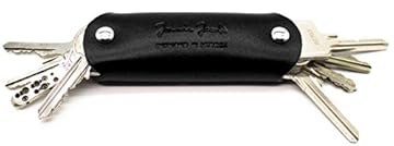 Jaimie Jacobs Portachiavi Uomo Key Boy di pelle (Nero)