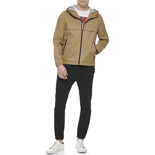 Image of Tommy Hilfiger Men's Simple Hooded Rain Jacket