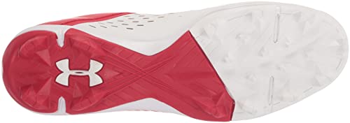 Under Armour 3025589 Men'S Leadoff Low Rubber Molded Baseball Cleat, (600) Red/White/Stadium Red thumb #3