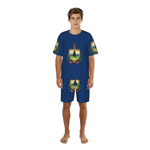 Pyjama Vermont en coton doux et respirant pour homme et femme