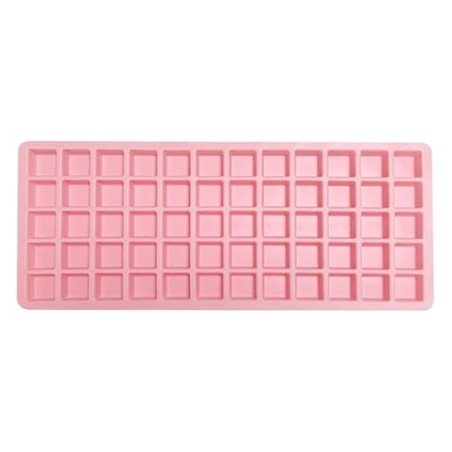 Tray, Silicone Cube Molds, 60-Grid, Stackable Design, Space-Saving, Multifunctional for Parties, Drinks, Baby, Freezer Molds, Si