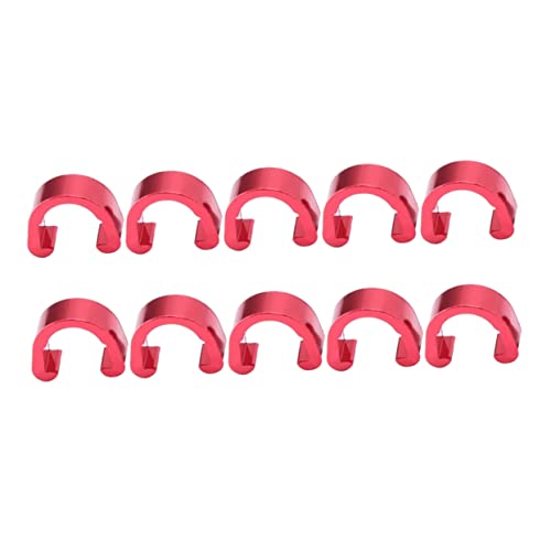 BESPORTBLE Bike C-Clips Clamp Set 10pcs Shaped Buckle Bike Line Fixing Clamp for Road