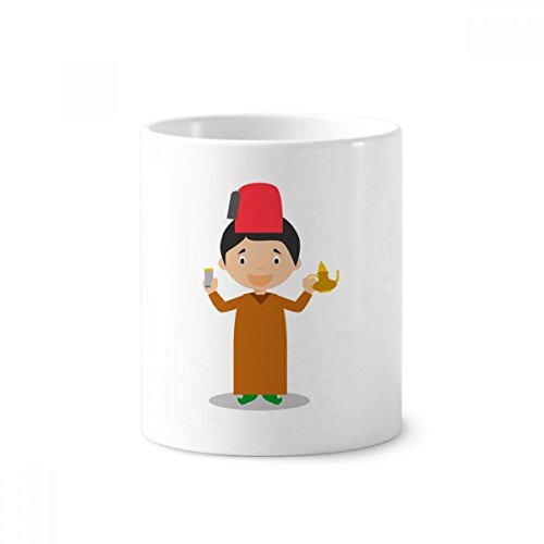 Céramique Maroc idée cadeau originale tasse blanche 350ml dessin animé unique