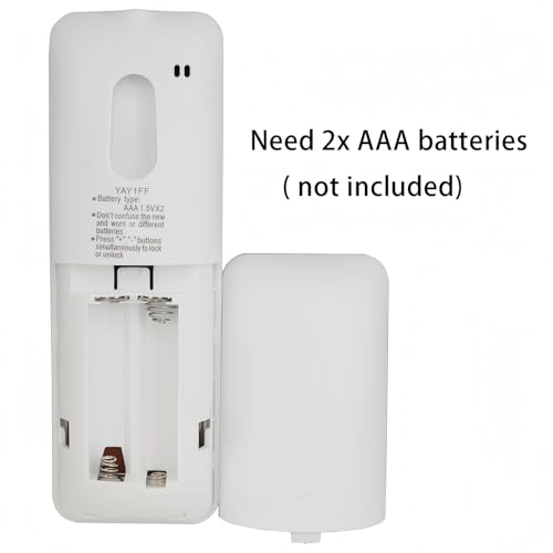 Télécommande climatiseur GREE YAY1FF - Remplacement compatible YAY1F2 en Fahrenheit - 4