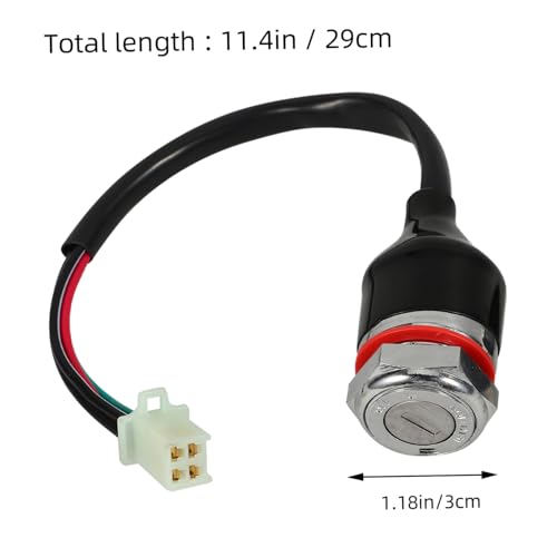 Interruptor de encendido con llave para moto ATV Quad y Kart 2
