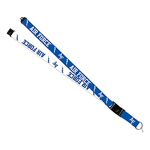 Rico Industries NCAA Air Force Academy Falcons Unisex Button Clip and Breakaway Detachable Premium Lanyard