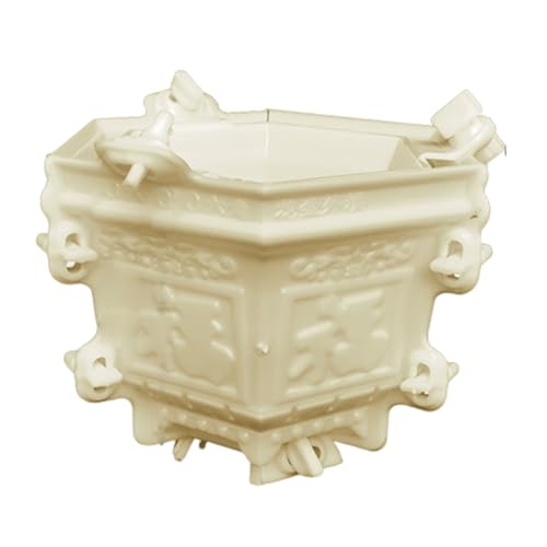 Moule fabrication de pots fleurs béton hexagonal clipsable - 2
