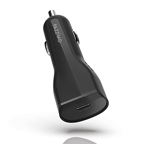 PAZZiMO Chargeur Allume-Cigare USB C Power Delivery iPhone 8, iPhone 8 Plus & iPhone X 12 V Adaptateur Allume-Cigare Allume-Cigare Cover