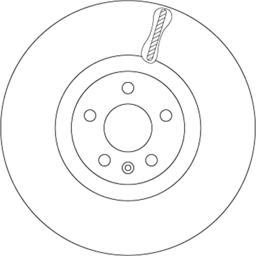Disque de frein TRW DF6939S piece auto de rechange pour freinage thermique et securite