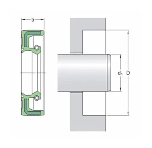Joints d'arbre radiaux 30x47x7 TC étanches de haute précision pour transmission