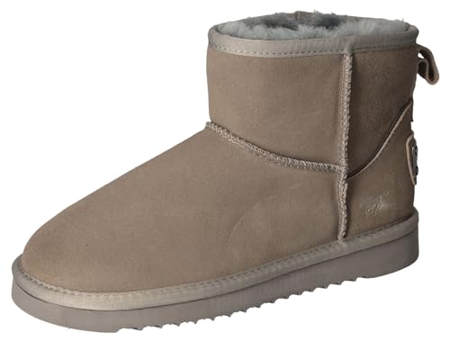 BootyFemme MUSTANG chaussure montante zip et lacets avec semelle crantée anti-dérapante