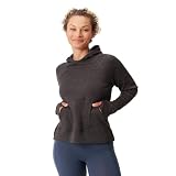 Women's Merino Wool Pullover Hoodie By Woolly | RWS Certified | Warm, Soft, Seattle Designed - Charcoal Grey - S