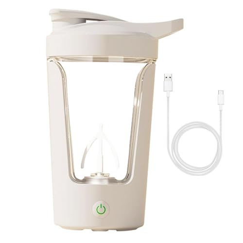 Botellas de batidora para mezclas de proteínas, tazas mezcladoras de batidos de proteínas, batidora de proteínas automática para batidos - Taza de mezcla duradera y a prueba de fugas para batidos