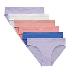 Bikini - Purple/White/Peach 6-pack