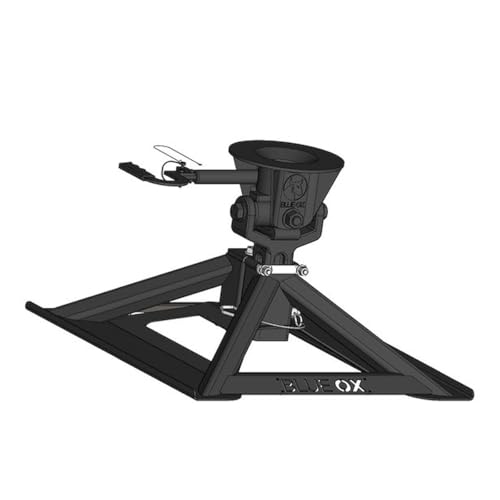 Blue Ox BXR2100 5th Wheel Gooseneck Hitch | Lightweight & Adjustable | Enables Full 360-Degree Kingpin Nesting | Dual Articulating Head Moves Front to Back and Side to Side