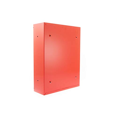 Burg-Wächter MB19R Trent Abschließbarer wetterfester Briefkasten aus verzinktem Stahl, rot, 260x340x88mm