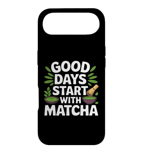 Good Days Start With Matcha TextArt �X�}�z�P�[�X iPhone Air �p