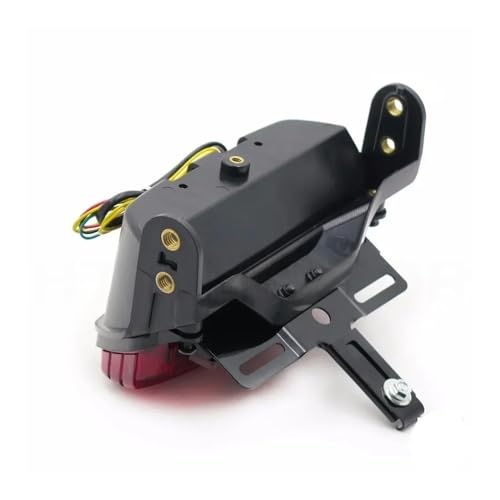 Feu arrière à LED puissant avec support de clignotant moto FXSTB FXSTC