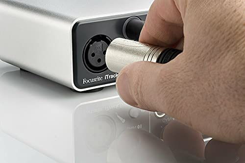 Focusrite Itrack Solo Lightning Audio Interface Bundle With Closed-Back Studio Monitor Headphones And Xlr Cable (3 Items) #TOP7