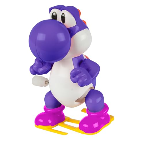 Image of TOMY Super Mario Yoshi Wind Up Blind Box Assortment - 9-Count Blind Box Set Includes Mix of Green, Red, Yellow, Purple, Pink, or Blue Yoshi Toys - Officially Licensed Mario Movie Blind Boxes - Ages 5+