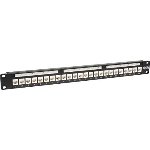 Patch panel Cat6 Tripp Lite N250-024-LP 24 ports 1U RJ-45 pour rack