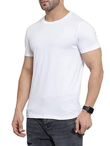 Image of OCR White Round Neck T -Shirt for Men