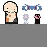 Marcadores magnéticos para libros, accesorios de lectura de pata de gato, marcador magnético para libros, marcadores divertidos, para mujeres, niños, lectores, hogar, oficina, escuela, aula, viajes
