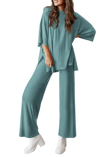 PRETTYGARDEN Two Piece Sets For Women Summer Fashion Lounge Matching Set 2025 Travel Vacation Airport Outfits Clothing