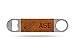 Rico Industries NHL Hockey Detroit Red Wings Brown Personalized Leather Laser Engraved Bar Blade - Great Beverage Accessory for Game Day