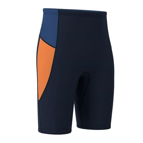 Baoblaze Neopren Shorts Herren 3mm, Herren Neopren Kurze Hose zum Schwimmen, Tauch-Shorts, Fitness-Badehose für Sommer, Strand, Wassergymnastik, Freitauchen, Kajakfahren, Surfen, Sauna, Schwarz XXXL