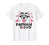 Photo Gallery pomsky divertente amante bacia cucciolo cane mamma pomskies maglietta Photo Gallery pomsky divertente amante bacia cucciolo cane mamma pomskies maglietta