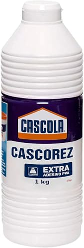 Cascola Cascorez Extra, Cola branca extra forte de fácil aplicação, Cola de PVA com secagem transparente, Cascorez para colagens de alto desempenho, 1x1kg