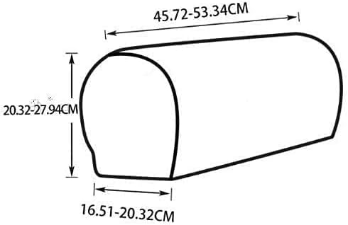 Miniatura 6 de BADASS SHARKS Juego de 2 fundas elásticas para reposabrazos antideslizantes de elastano para sillas, sofá, sillón, fundas para sofá reclinable con