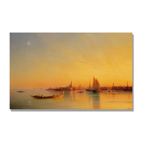 Reproduction de tableau de mer Ivan Aivazovsky : impression sur toile