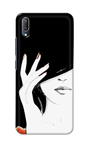 Image of PRINTFIDAA Photo of Beautiful Girl Hard Back Cover for Vivo V11 Pro / X21s Back Cover -(P6) KAT1005