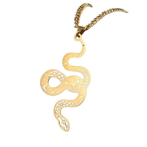 Collier serpent homme cadeau bijoux idéal pour fêtes d'anniversaire