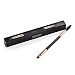 Duo Eyebrow Brush, Docolor Eye Makeup Brushes Professional Tool, Angled Eye Brow Brush and Spoolie Brush Black