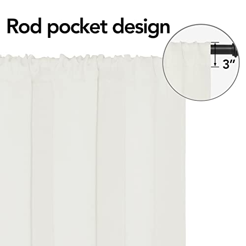 Cortina Easy-Going de 42x63'' con caida elegante para optimizar la privacidad del dormitorio 3