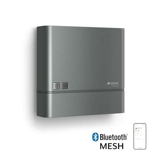 Steinel Dämmerungssensor NightmatIQ Plus Connect, smarter Dämmerungsschalter, 1000 W, Zeitschaltuhr, per App bedienbar, Anthrazit